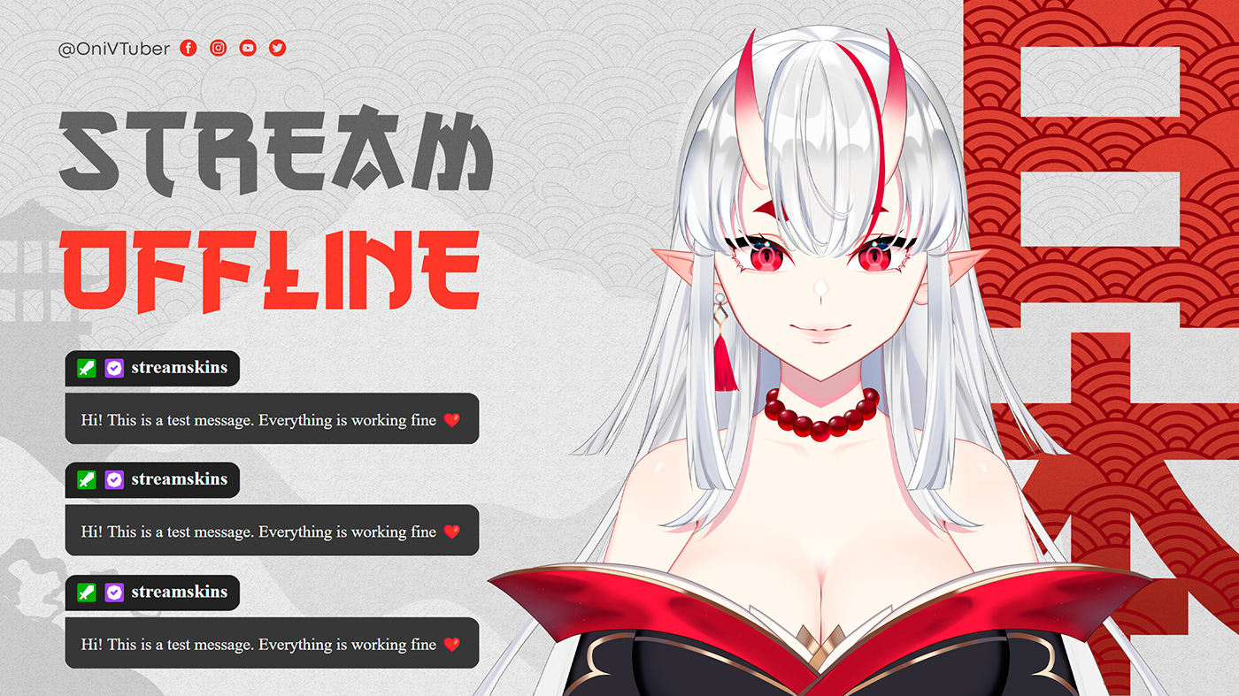 stream stream overlay Twitch Overlay Stream pack stream package vtuber Twitch Streaming free free twitch overlay