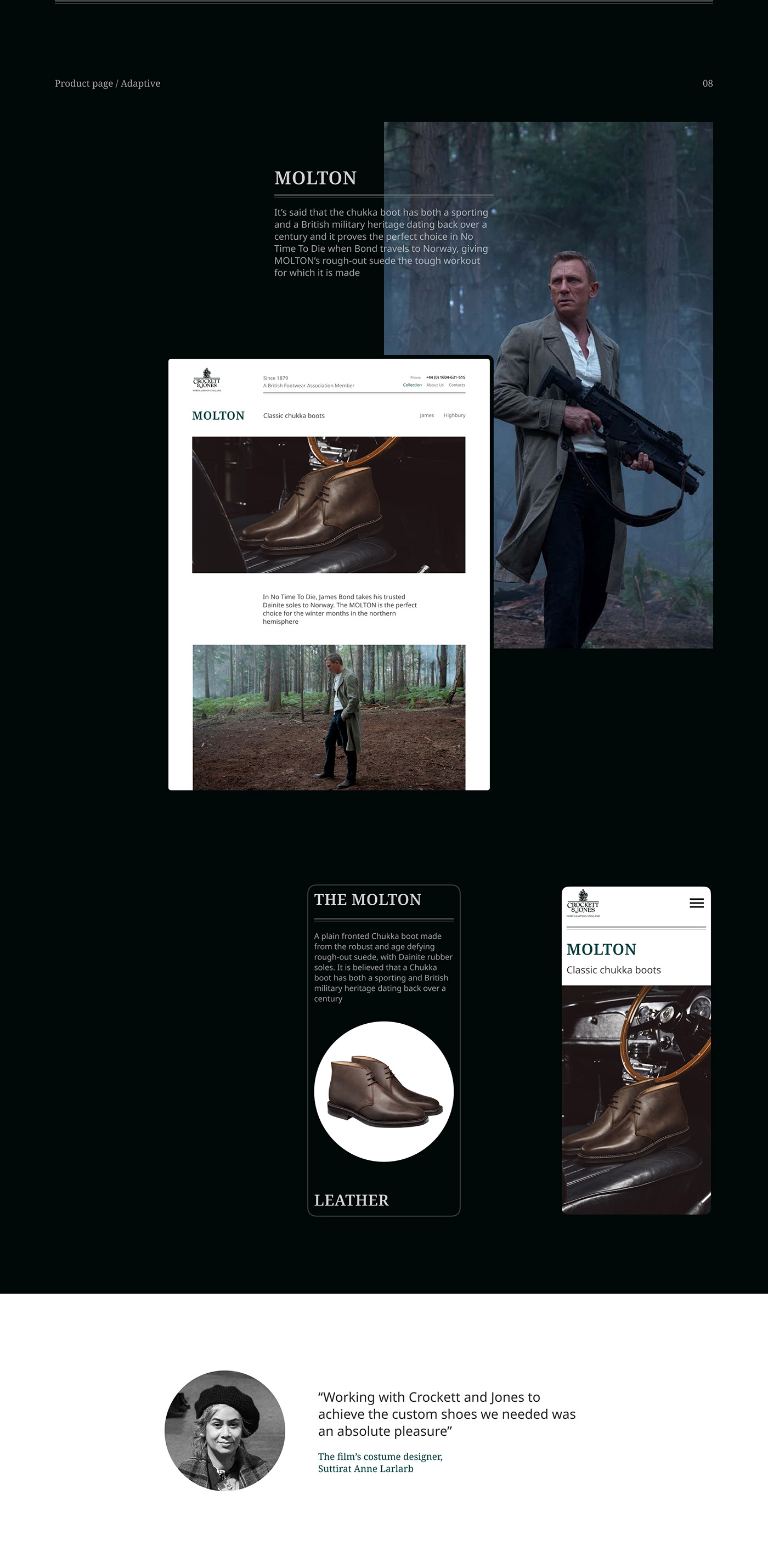 Bond corporate Promotion redesign shoes shoes design Webdesign Website