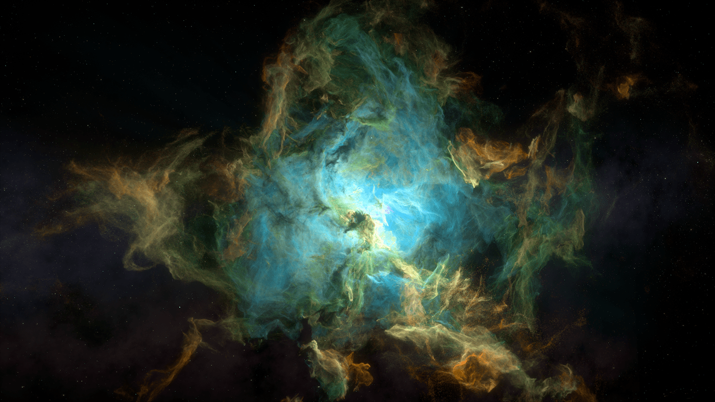 3D animation  art digital galaxy houdini nebula simulation Space  stars