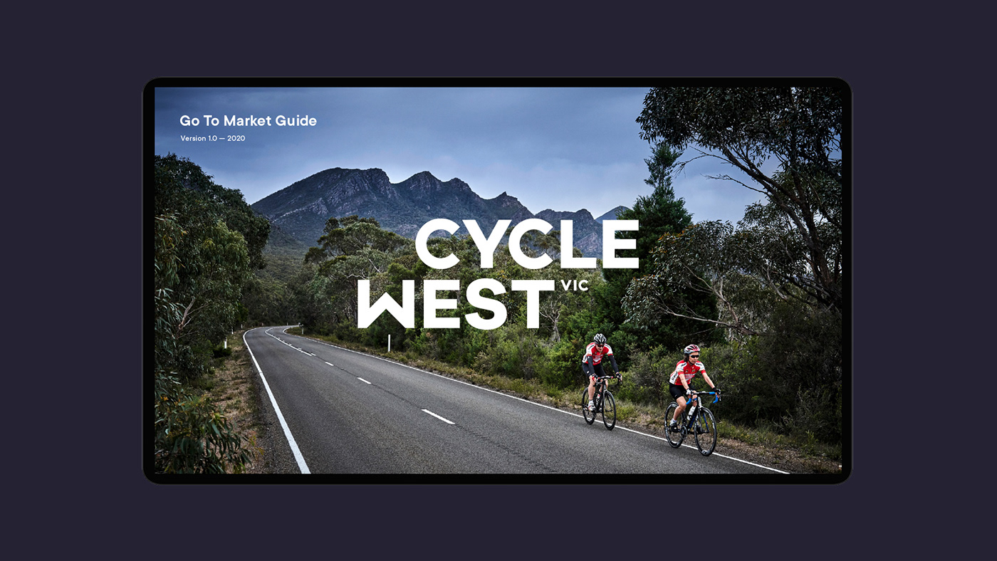 Bike brand branding  cycle destination guidelines Photography  tourism victoria west victoria