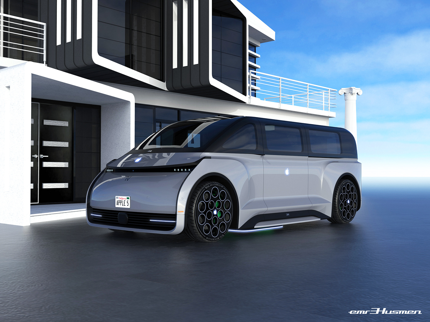 ai apple applecar applevan cardesign concept emrEHusmen future IV stevejobs