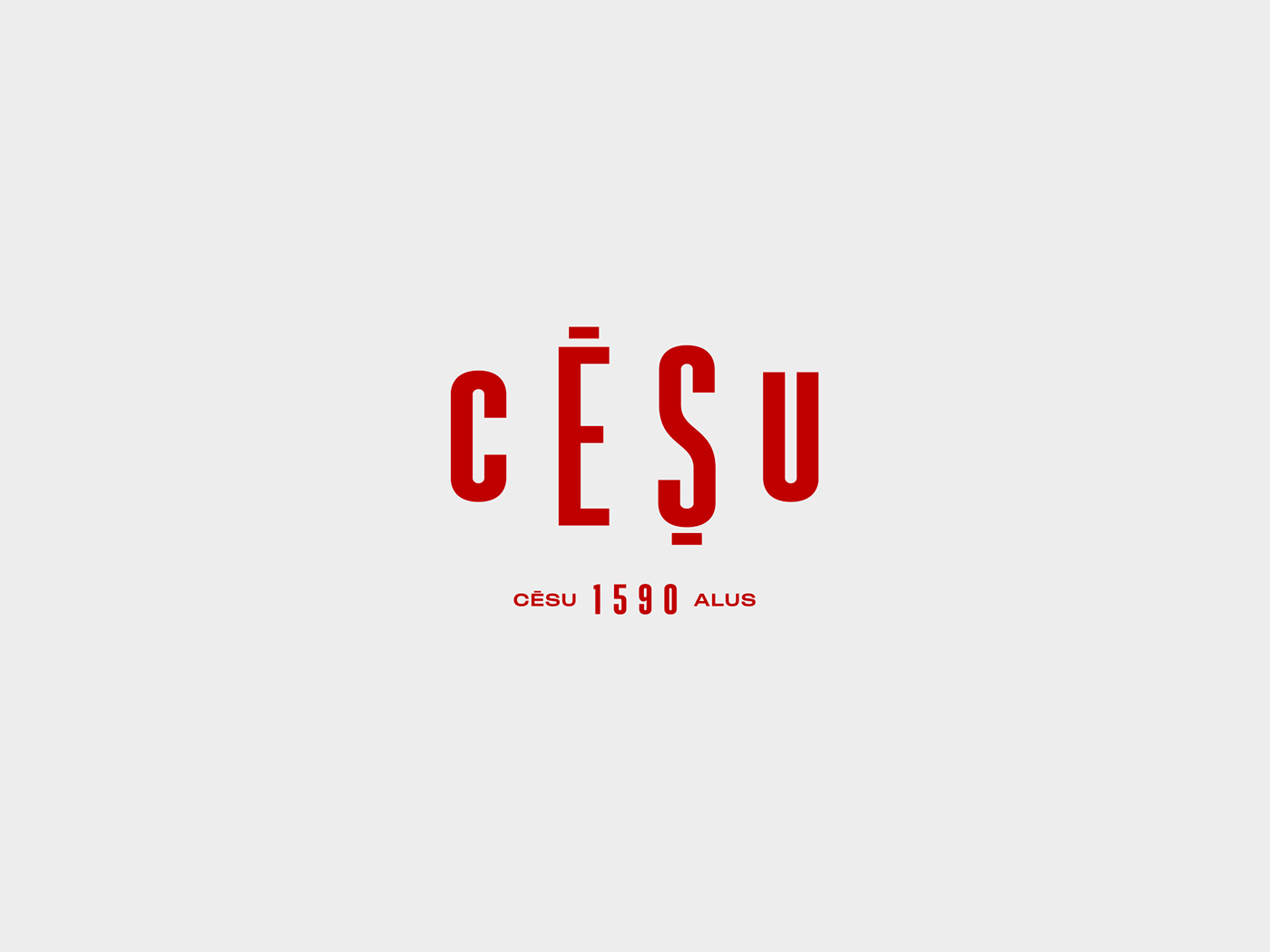beer can cesu alus concept design letterhead logo Packaging typography  