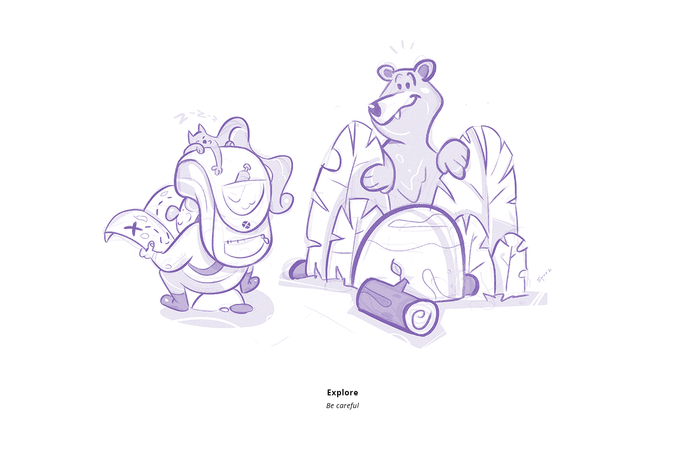 adventure animals cartoon characterdesign characters Collection friends Fun kid