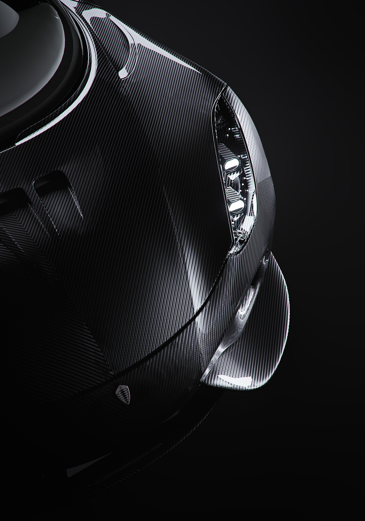 car CGI Koenigsegg automotive   productdesign product carbonfiber carbon Sweden