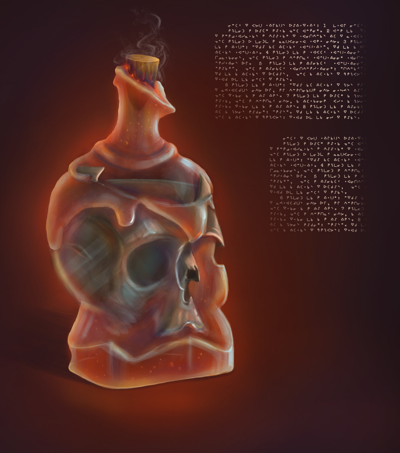 potion Magic   fantasy concept art dark art Dark Fantasy poison scull иллюстрация череп
