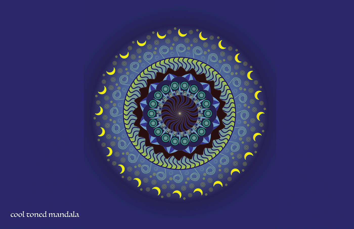 Cool toned Mandala Neutral Toned starry night Warm Toned