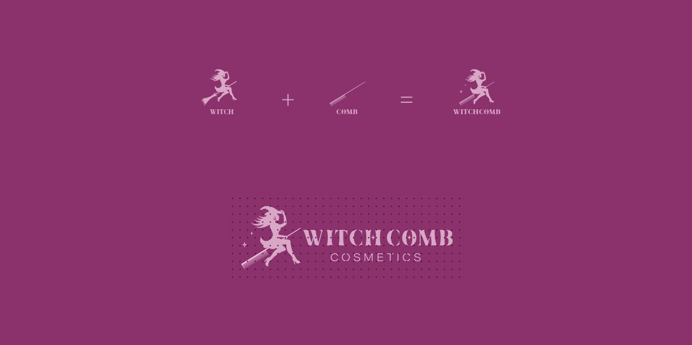 logo brand identity visual identity Logo Design Illustrator witch adobe illustrator LOGO WITCH logo cosmetics