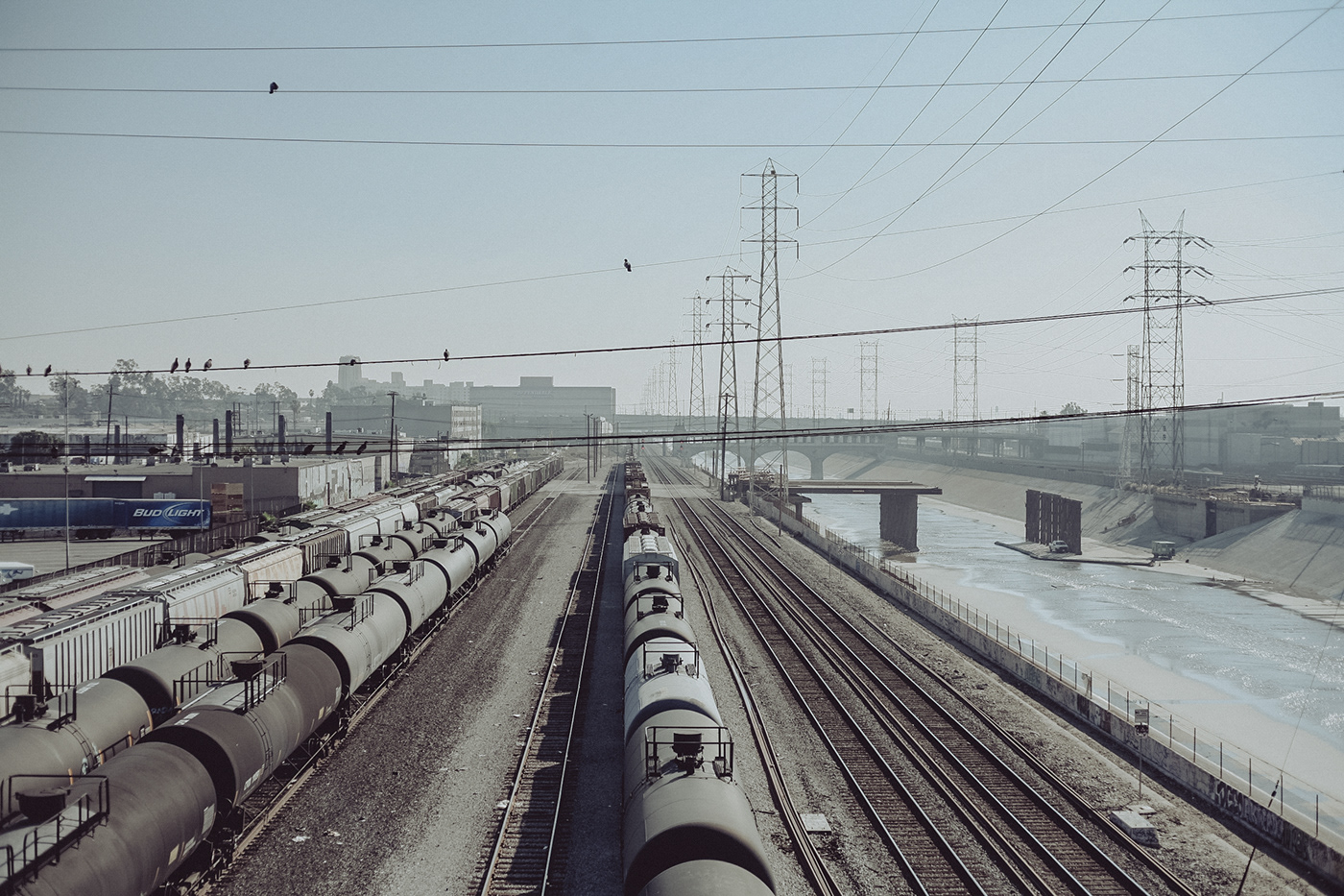 arquitectura bridge California grease Los Angeles Photography  rails railway terminator west coast