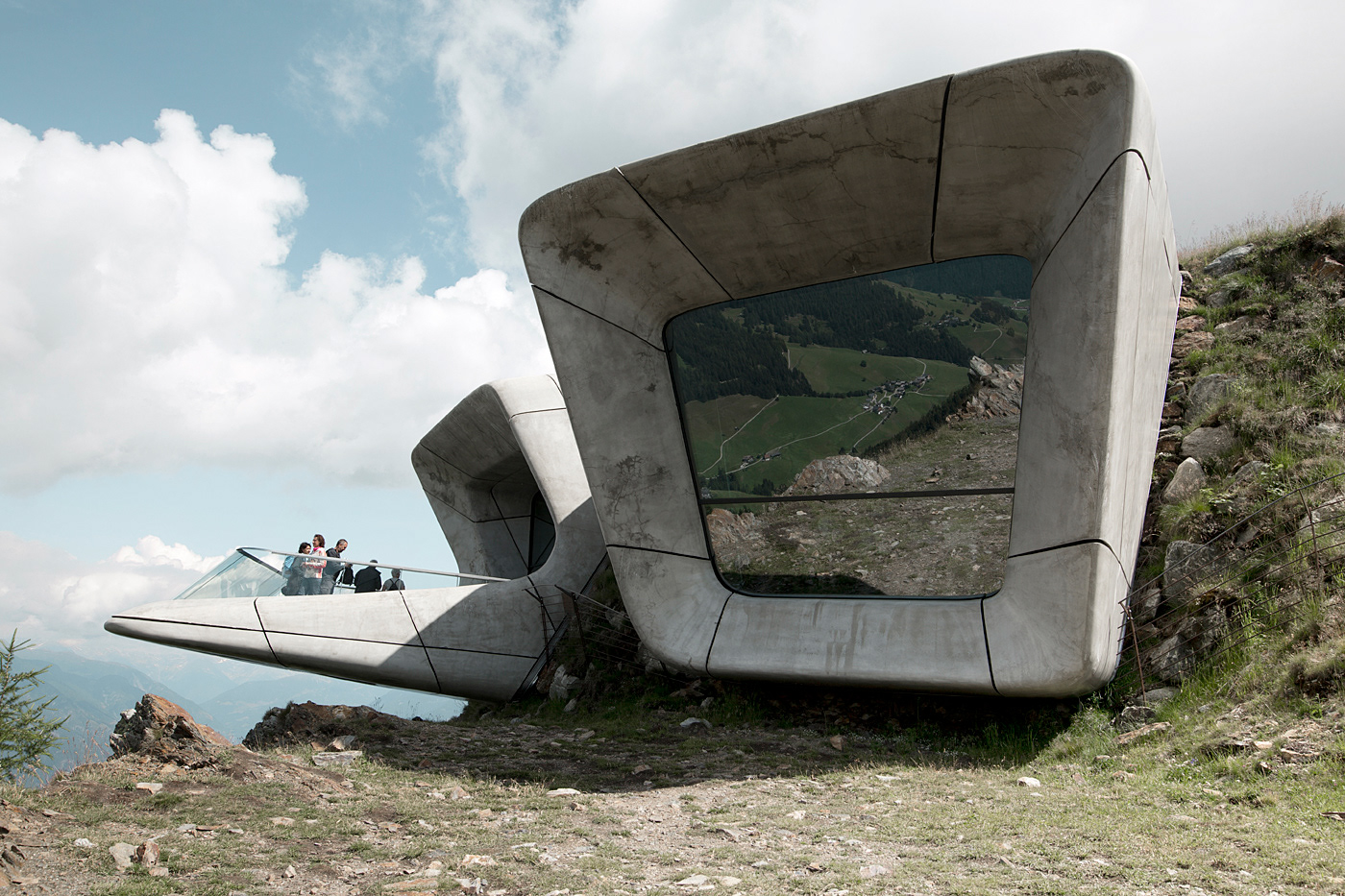 contemporary architecture modern museum mountain south tyrol ZAHA HADID art