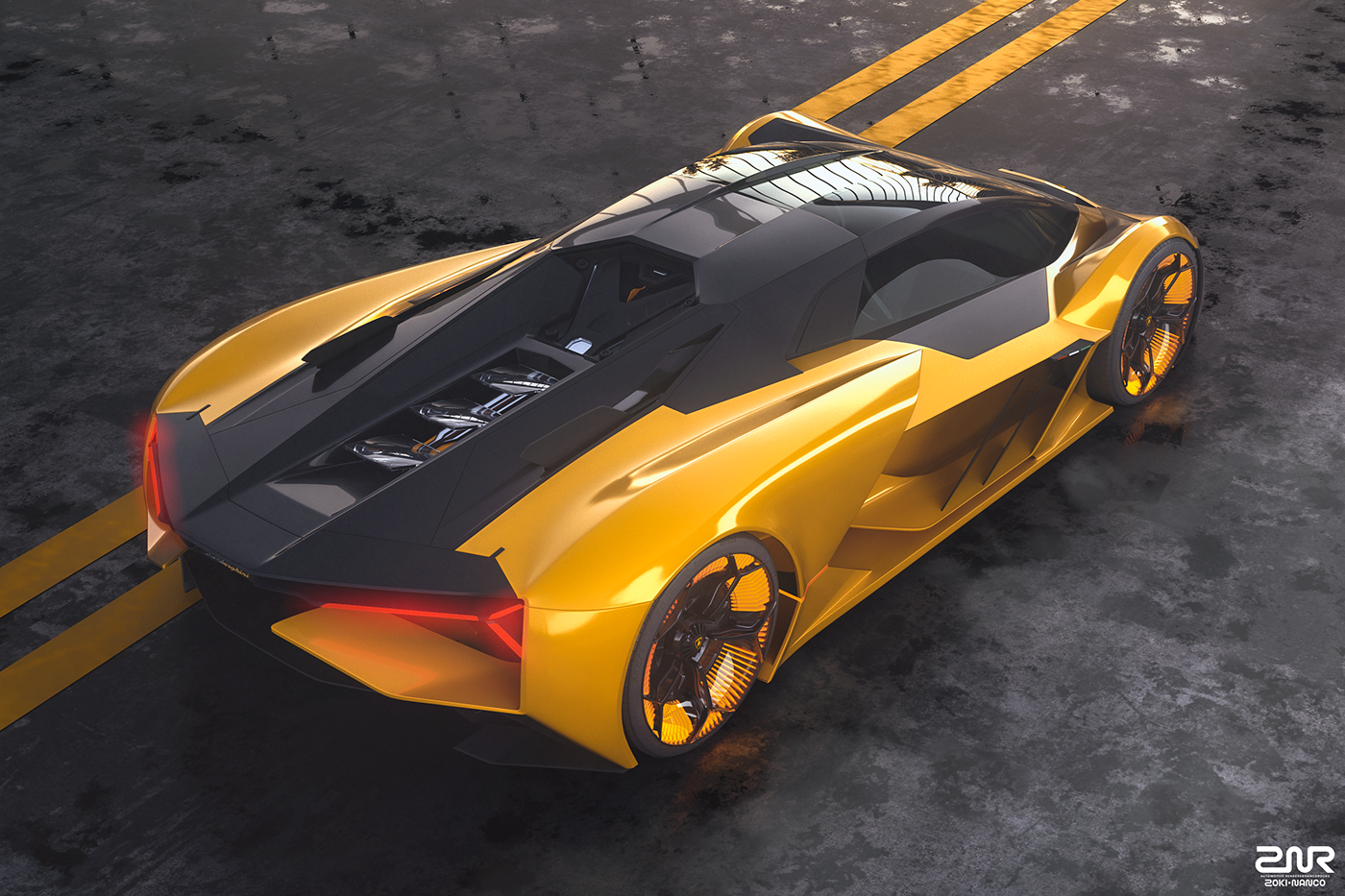 Lamborghini Terzo Millennio on Behance