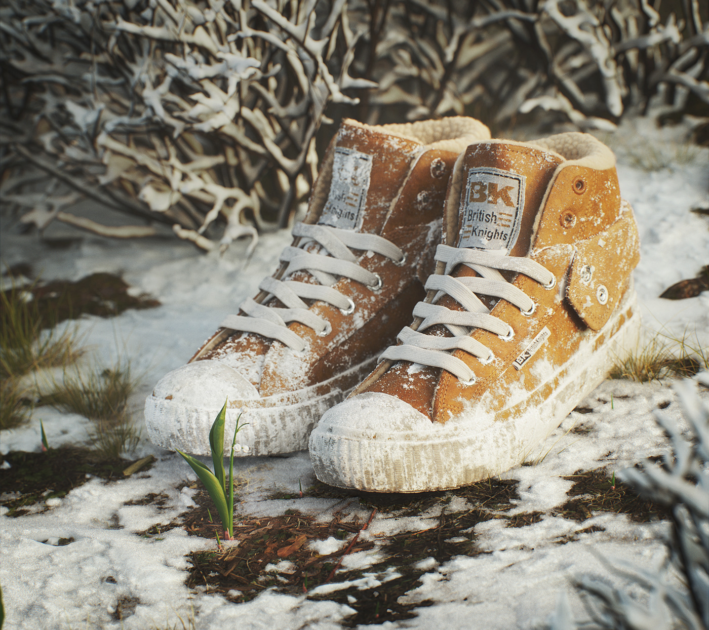 boots enviroment flower shoes snow spring winter