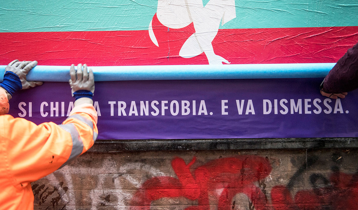 campaign Socialmedia graphic design  transfobia transphobia lgbtqia+ social good Gender Gender equality Urban Poster