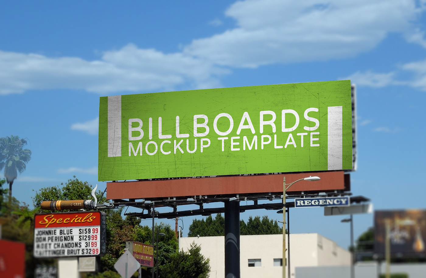 billboard mock-up ad billboard business city ad corporate Display editable logo mock-up Mockup Outdoor photorealistic professional road