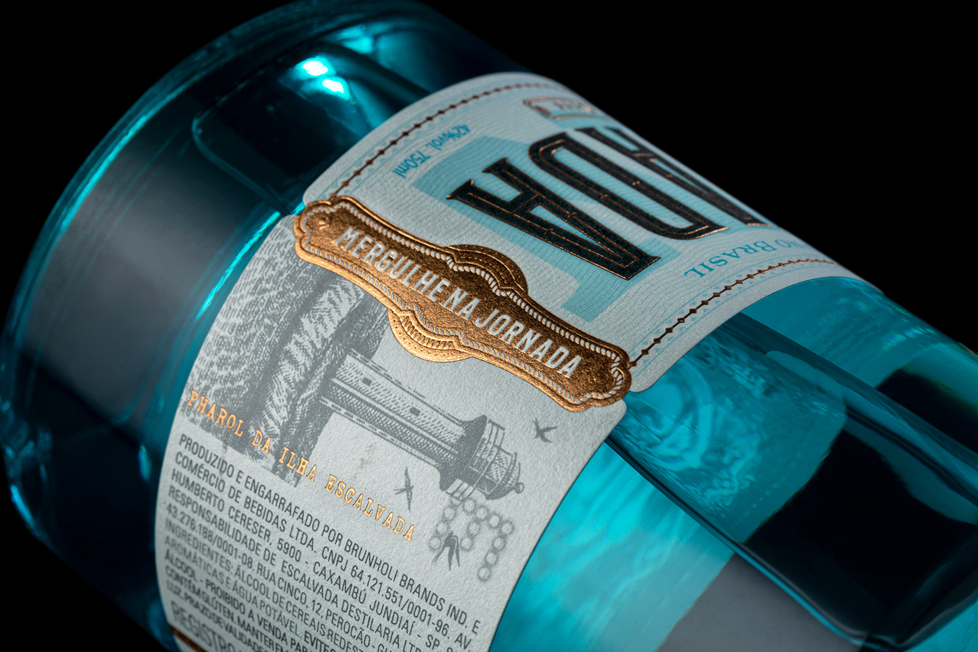 bottle brand identity drink gin Packaging Label Spirits alcohol beverage packaging design