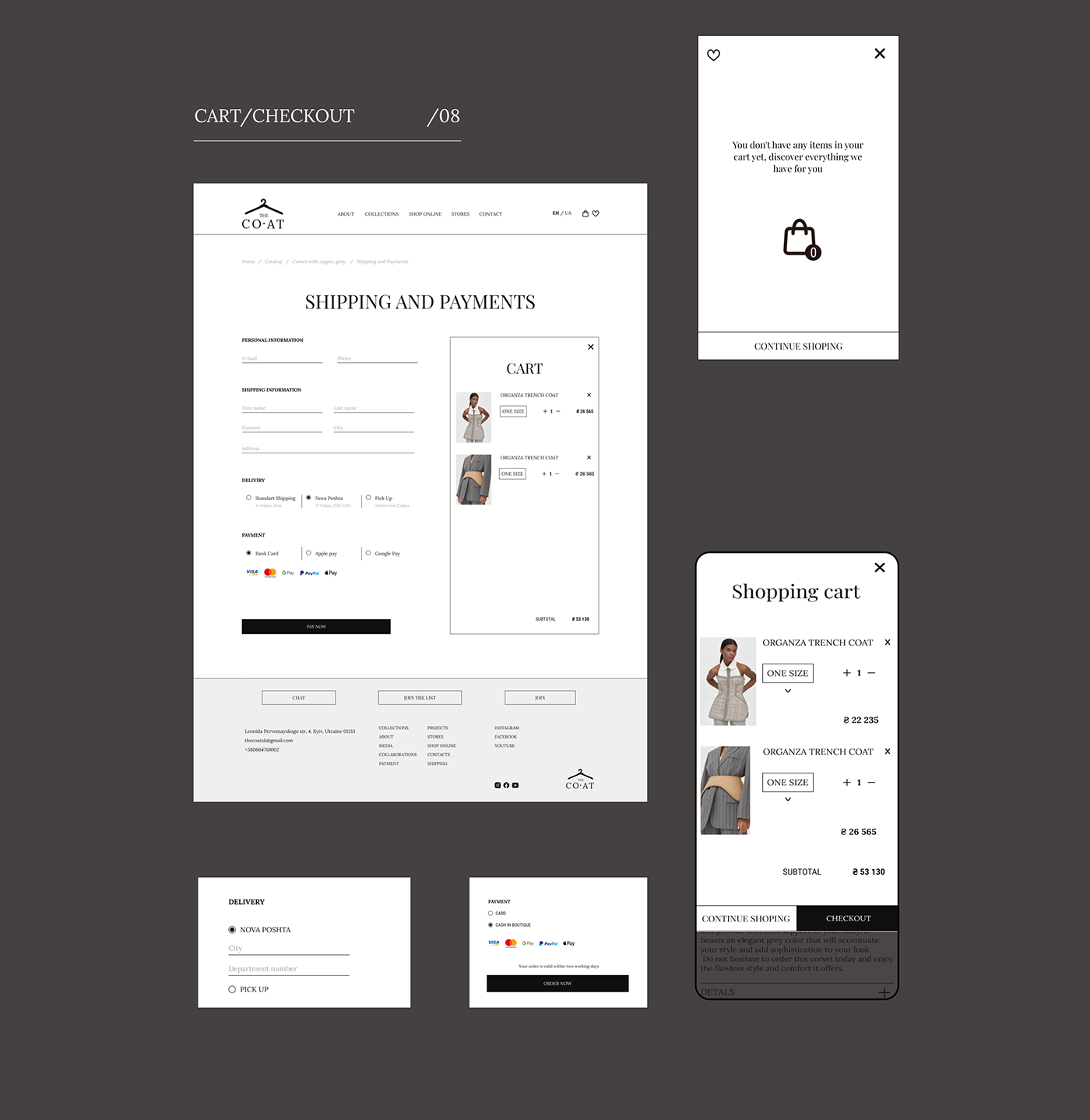design Figma UI/UX Web Design  Website redesign Fashion  shop e-commerce fashionwebsite