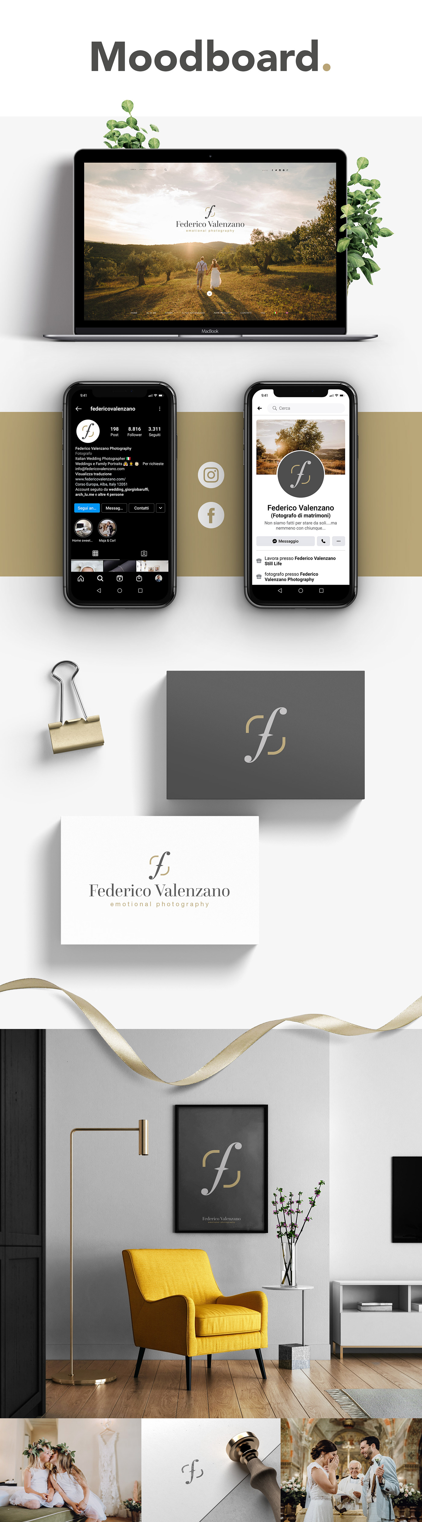 brand Corporate Identity creative Emotional inspiration inspire logo Logo Design photographer wedding