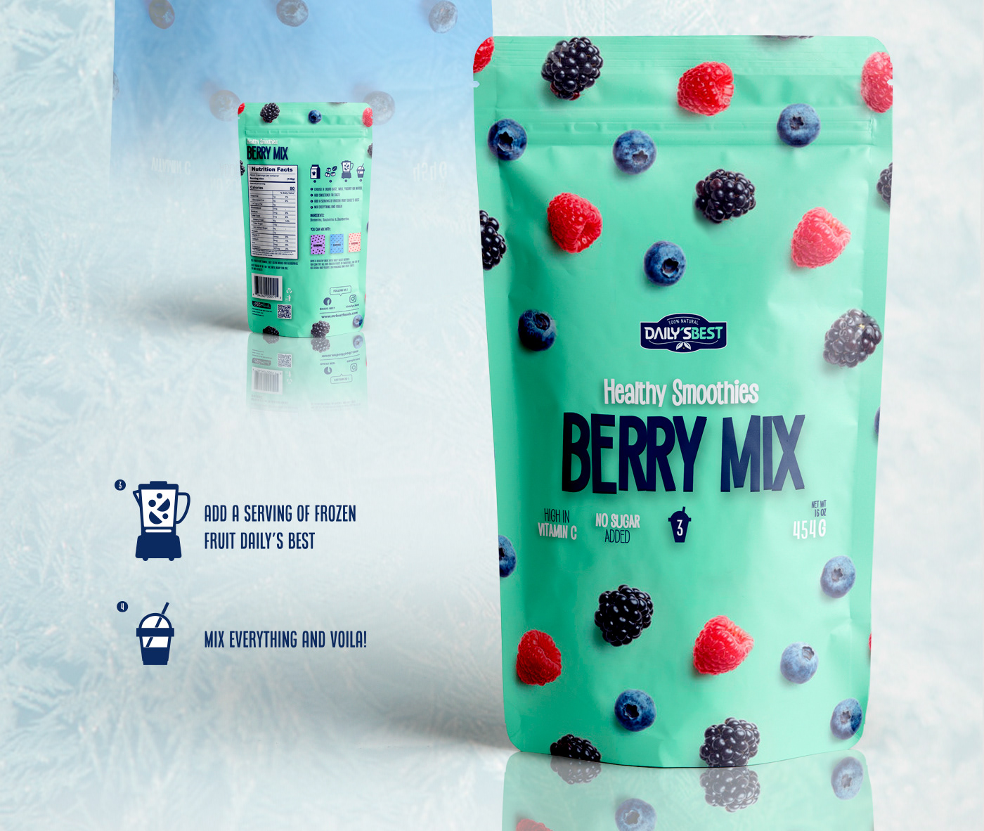 berry mix blackberries blueberries branding  Fruit juice lifestyle milk raspberries smoothie