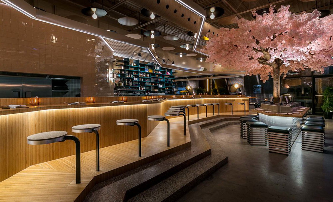 Bladerunner milenialpink branding  restaurant japanese