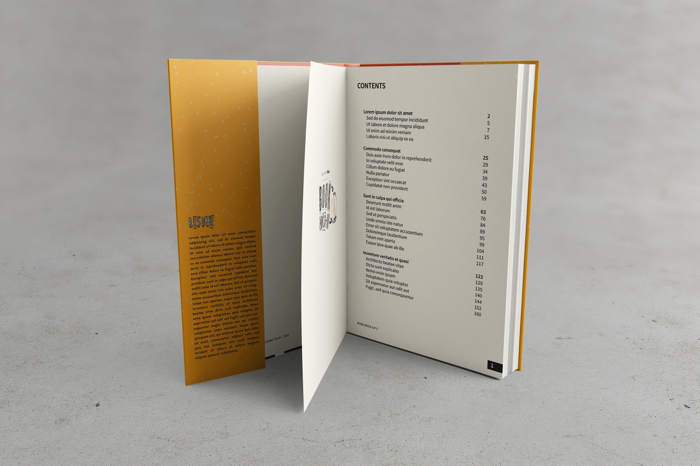 book cover hardcover literature Mockup mock-up page paper papers textbook
