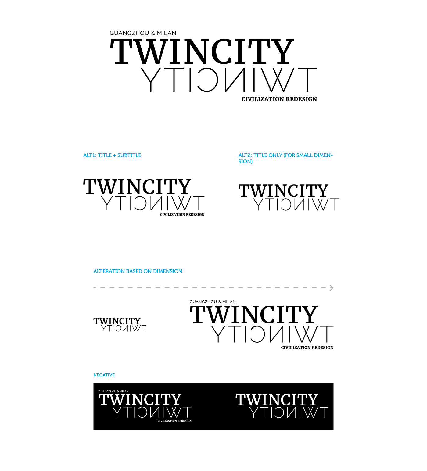 logo brand Dynamic typographic typography   dynamic logo grid twincity interior design  communication