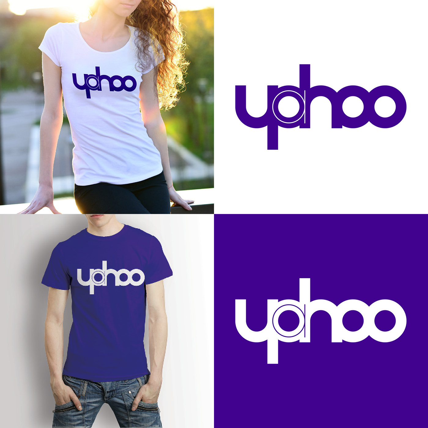 logo branding  purple typography   wordmark yahoo shirt design yahoo redesign brand Wordmark Logo