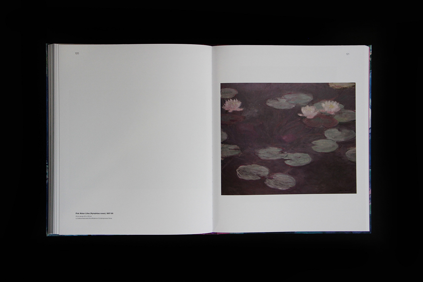 Monet Claude Monet Paintings impressionism Water Lilies Kunstmuseum Den Haag Exhibition  Catalogue book design cover design