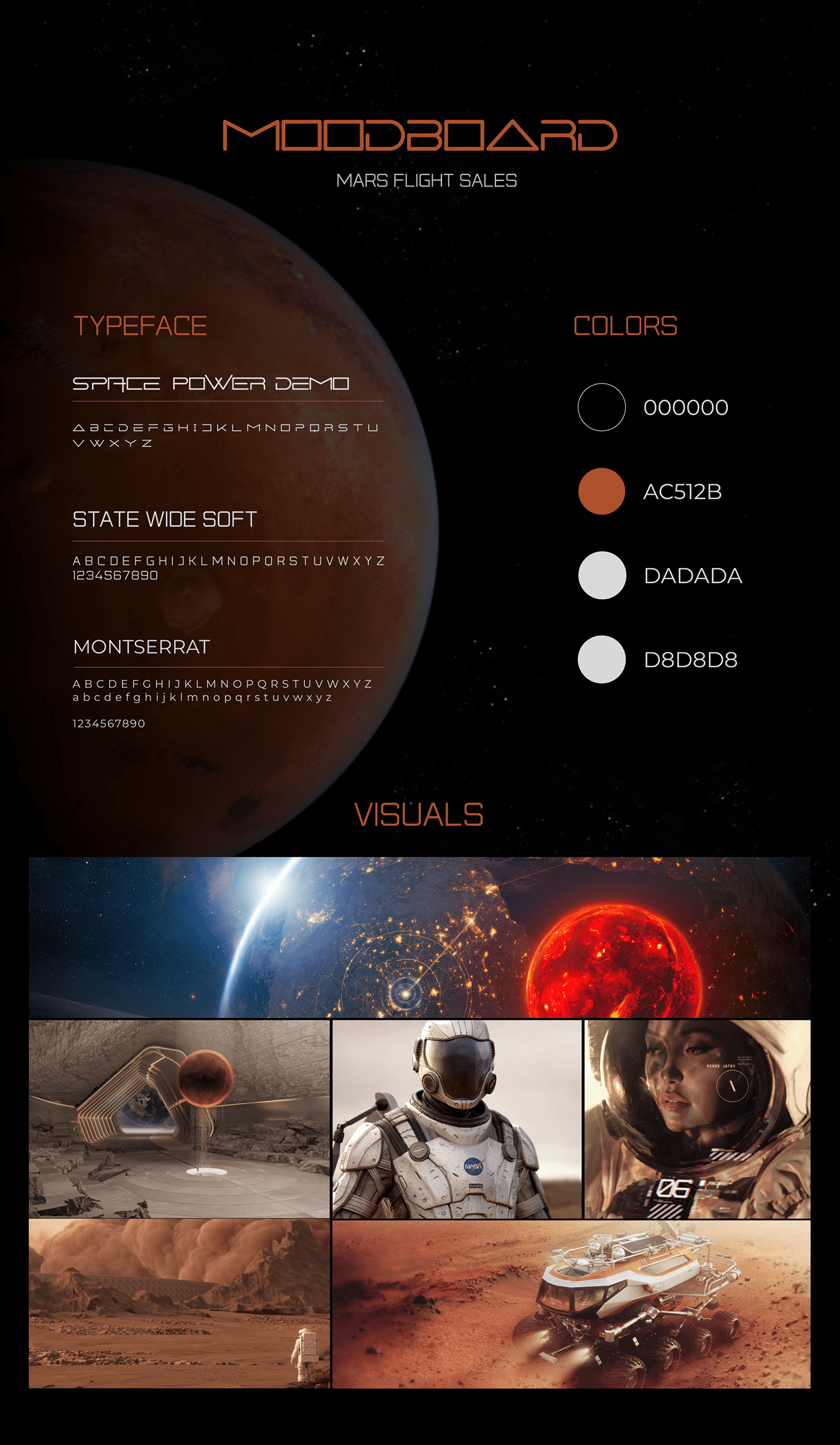 Figma landing page mars Space  Space design spaceship spacex Travel Web Design  Website