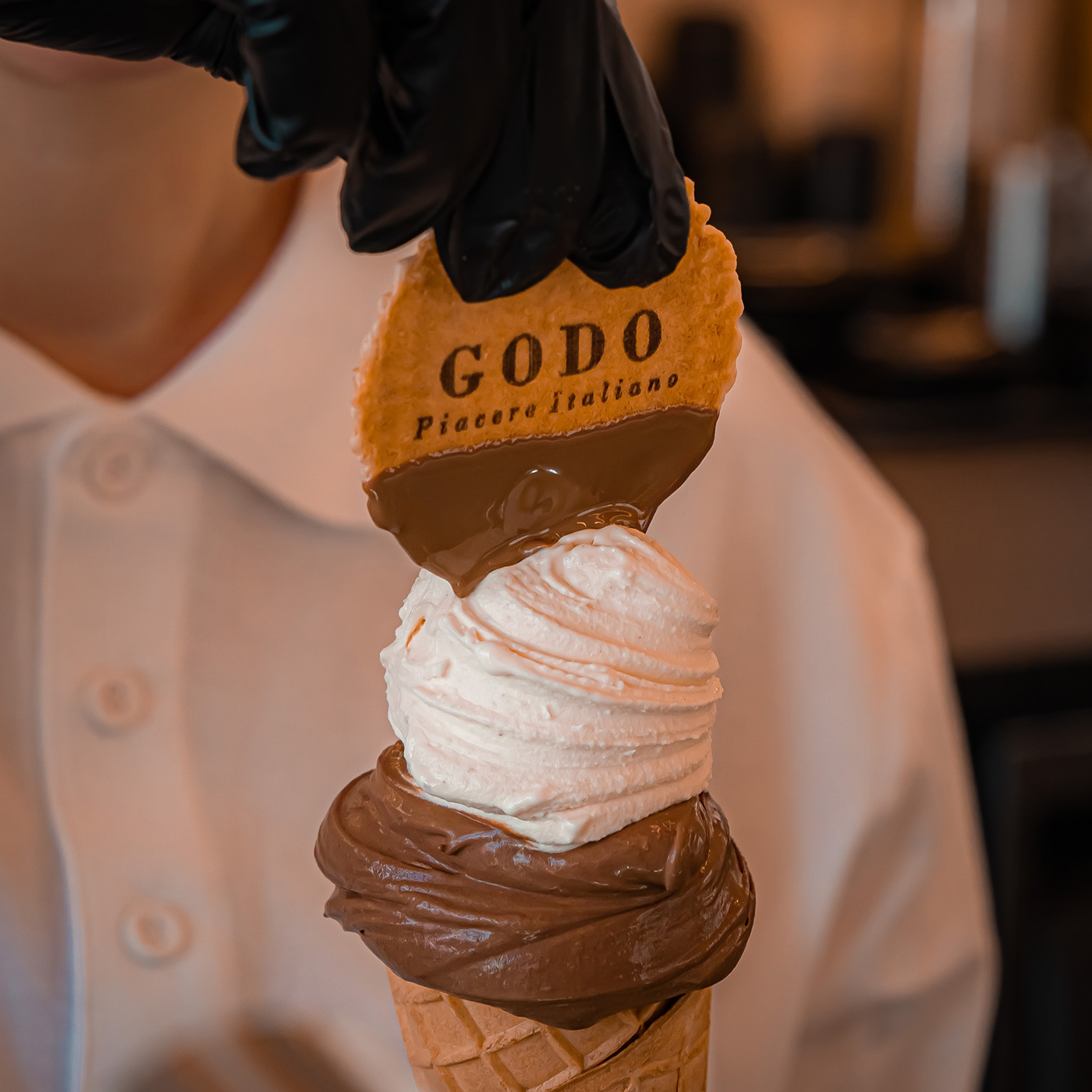 Food  ice cream brand identity visual