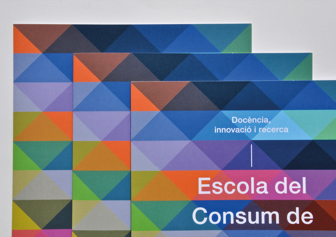 Carpeta folder color Generalitat escola consum school Consume formation Education