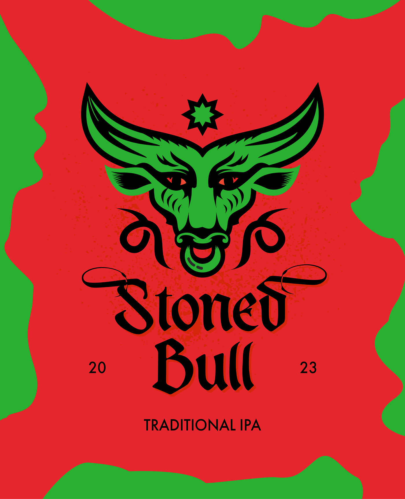beer bottle bull animal art Pack package packagedesign logo Logo Design