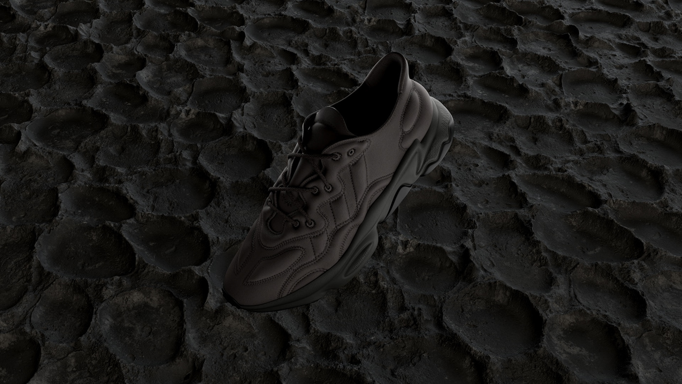 cinema 4d c4d adidas shoe Render redshift 3D CG CGI design