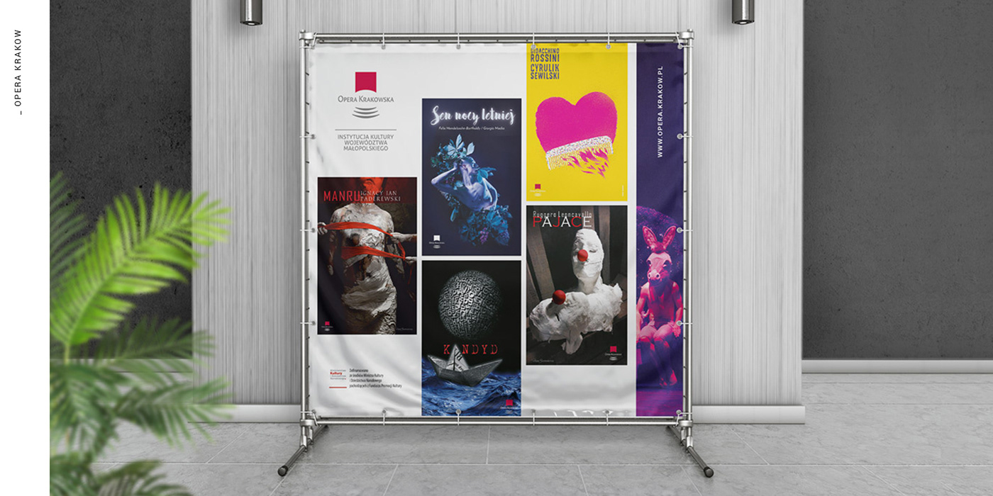 cracow design krakow music muzyka opera plakat poster Singer wall