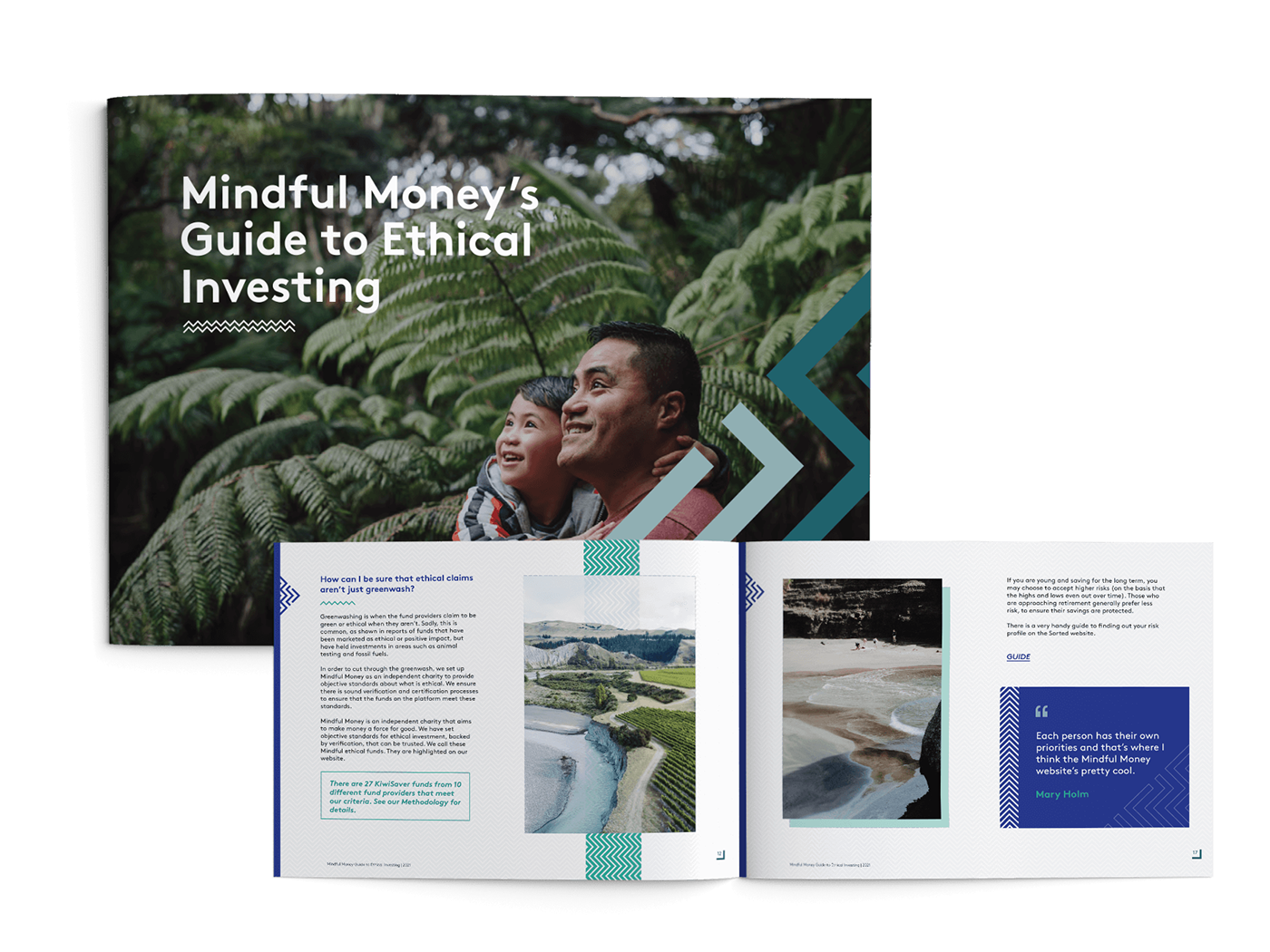 annual report branding  Investment Kiwisaver Mindful Money New Zealand