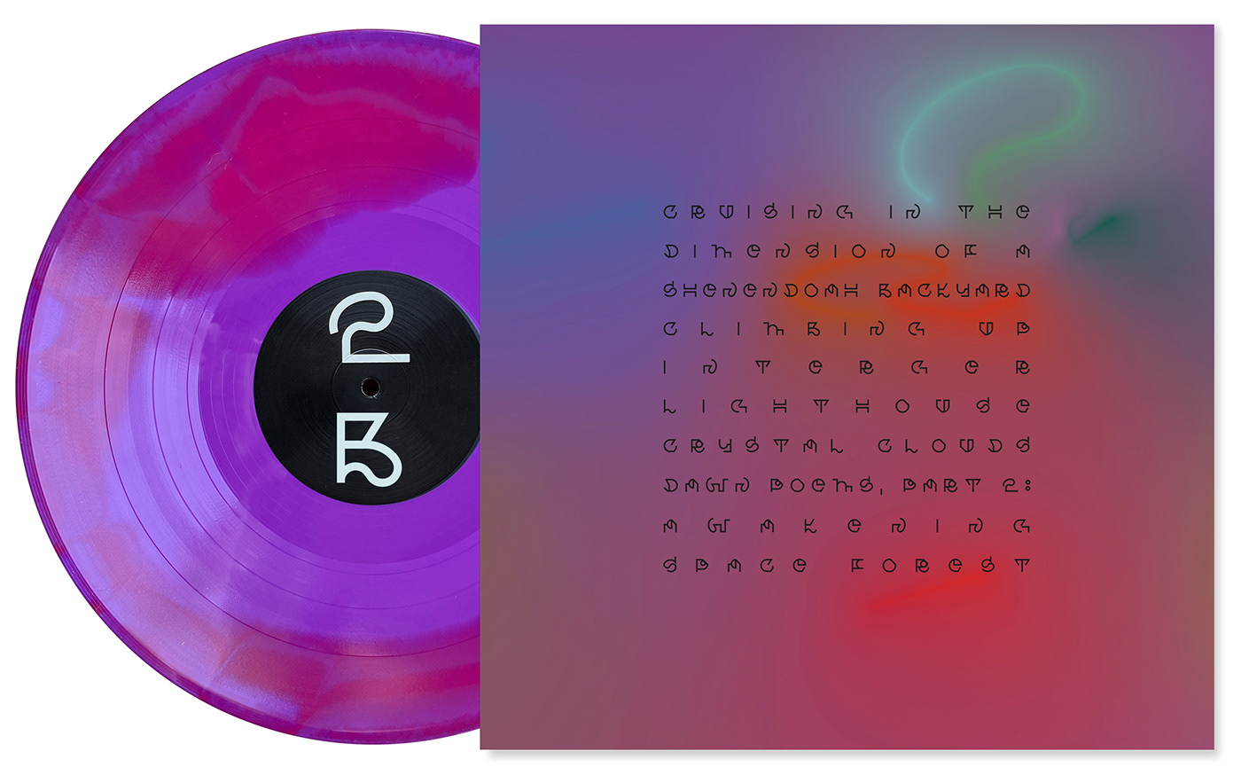 anti custom typeface gatefold LP lo recordings Music Packaging non-format Packaging spaciousness vinyl Zach Lieberman