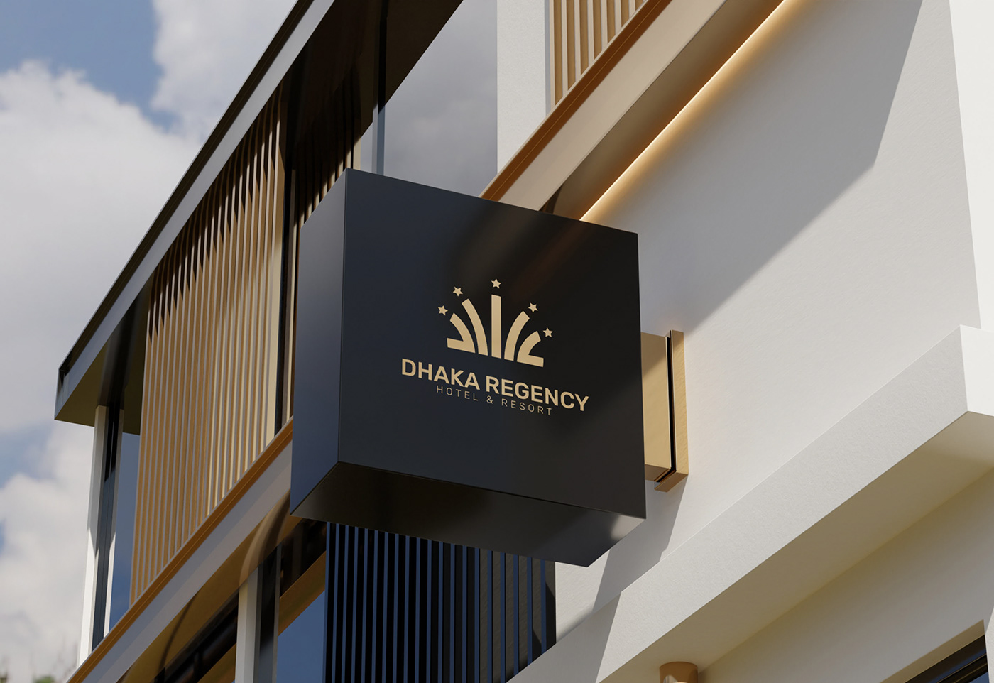 logo revamping hotel Booking resort UI/UX Design luxury aesthetic rebranding ILLUSTRATION 