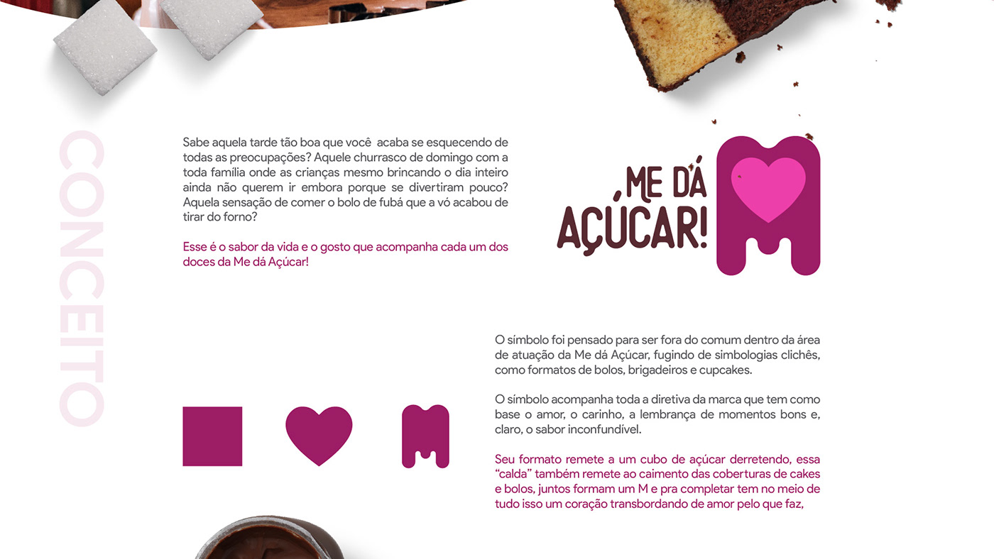 açucar branding  chocolate CONFEITARIA doceria doces identidade visual logo Logotipo marca
