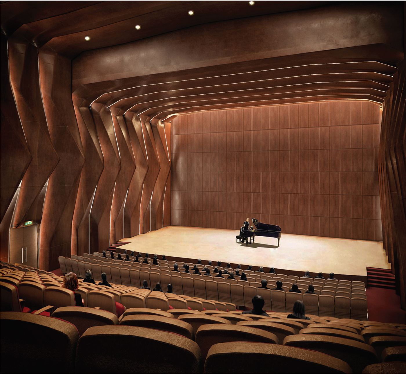 architecture lithuania vilnius egypt concert hall Theatre design Landscape International IATBW architects