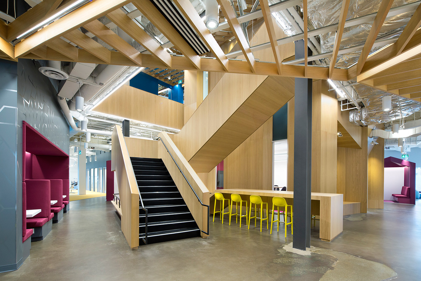 architecture Canada design interior design  Microsoft Office offices vancouver