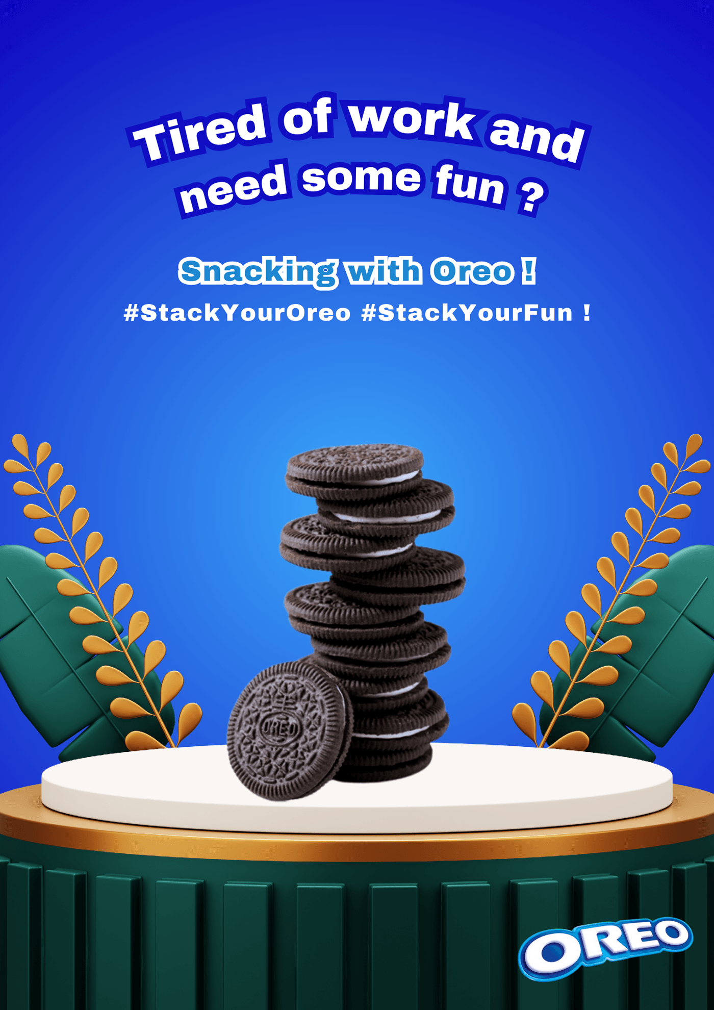 Advertising  oreo personalproject advertisement posteradvertising