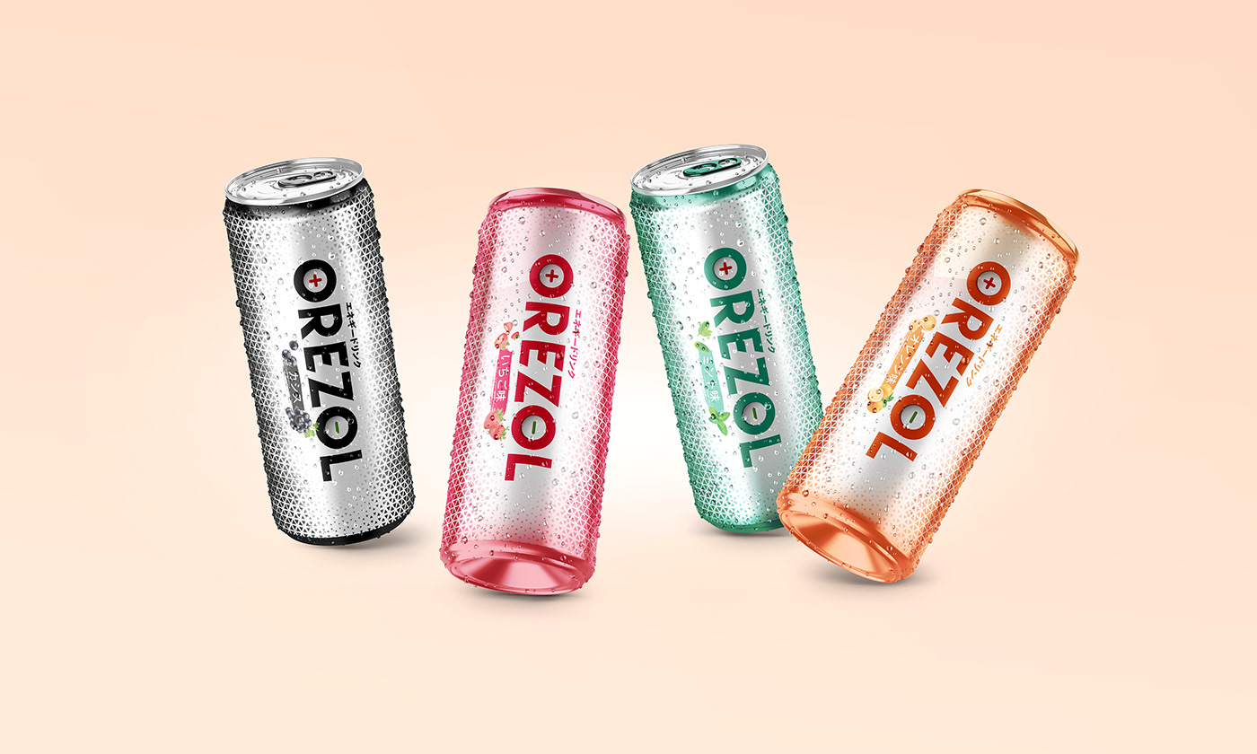 beverage packaging branding Electrolytes energydrink ENERGYDRINKPACKAGING japanese brand Logo Design Packaging packaging design