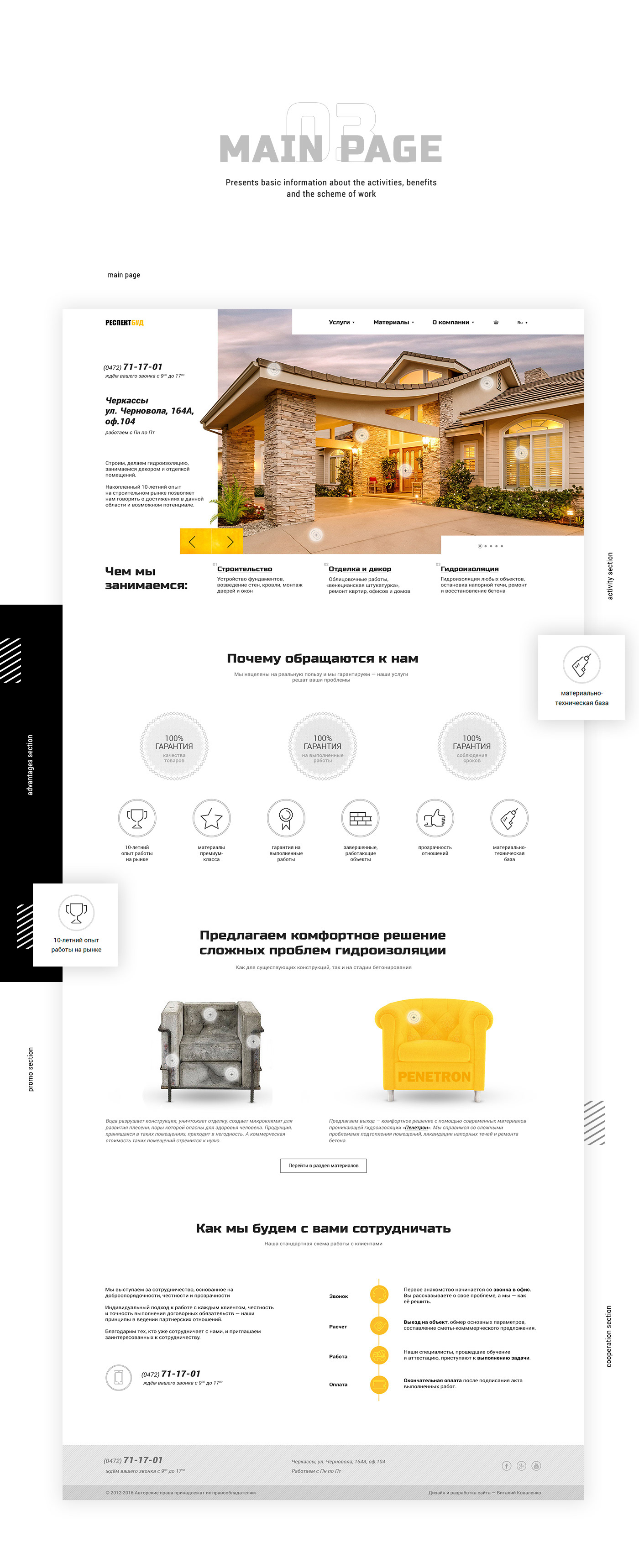 web-design Corporate Site e-commerce store construction
