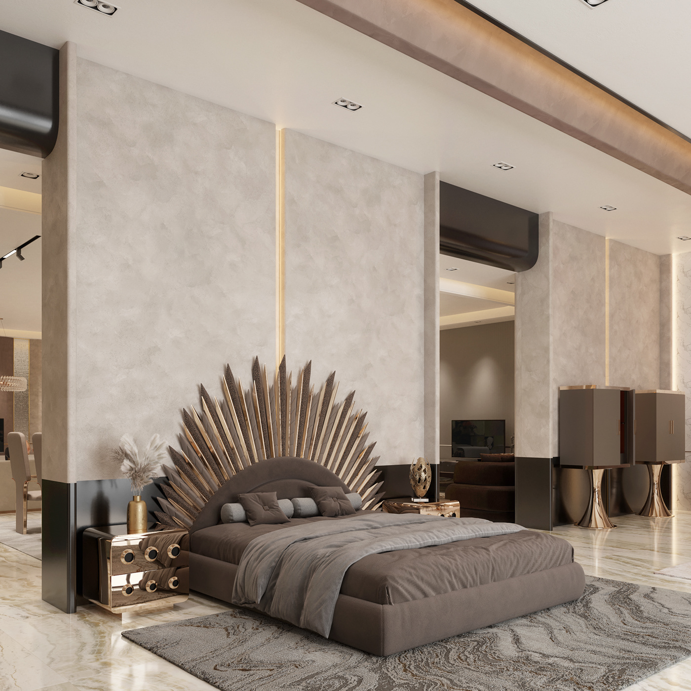 interior design  Showroom design architecture Render corona render  design furniture