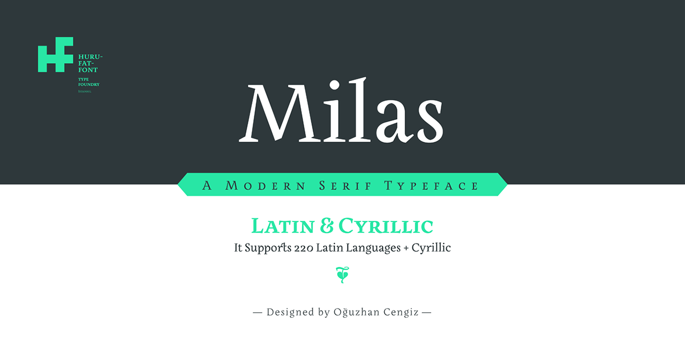 type font typography   typedesign Milas serif Typeface