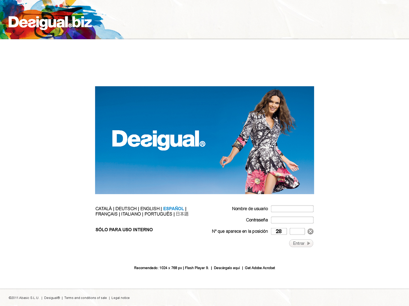Desigual's B2B site redesign on Behance