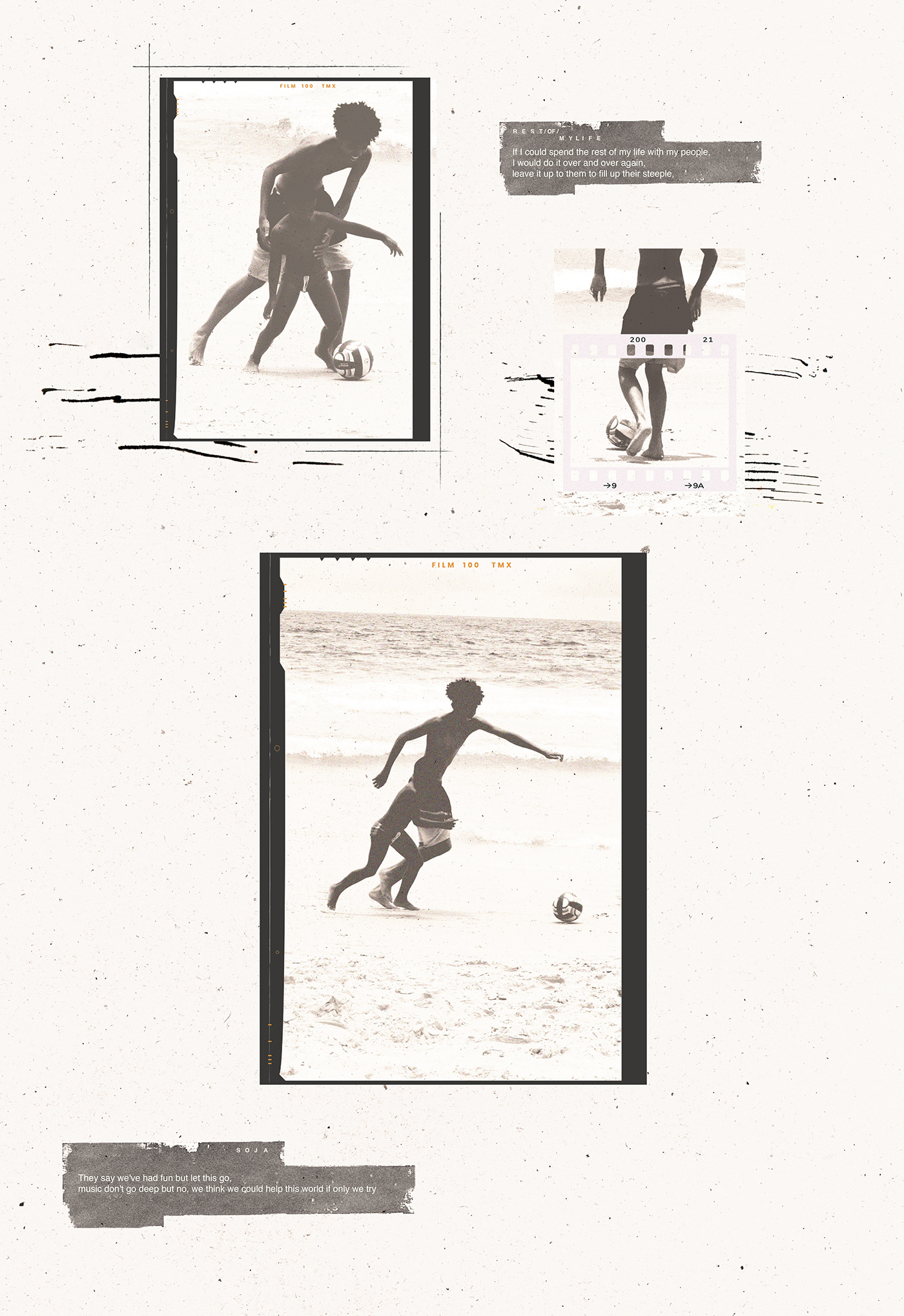 beach sea Photography  Brasil collage visual identity Layout Film   cinematography Documentary 