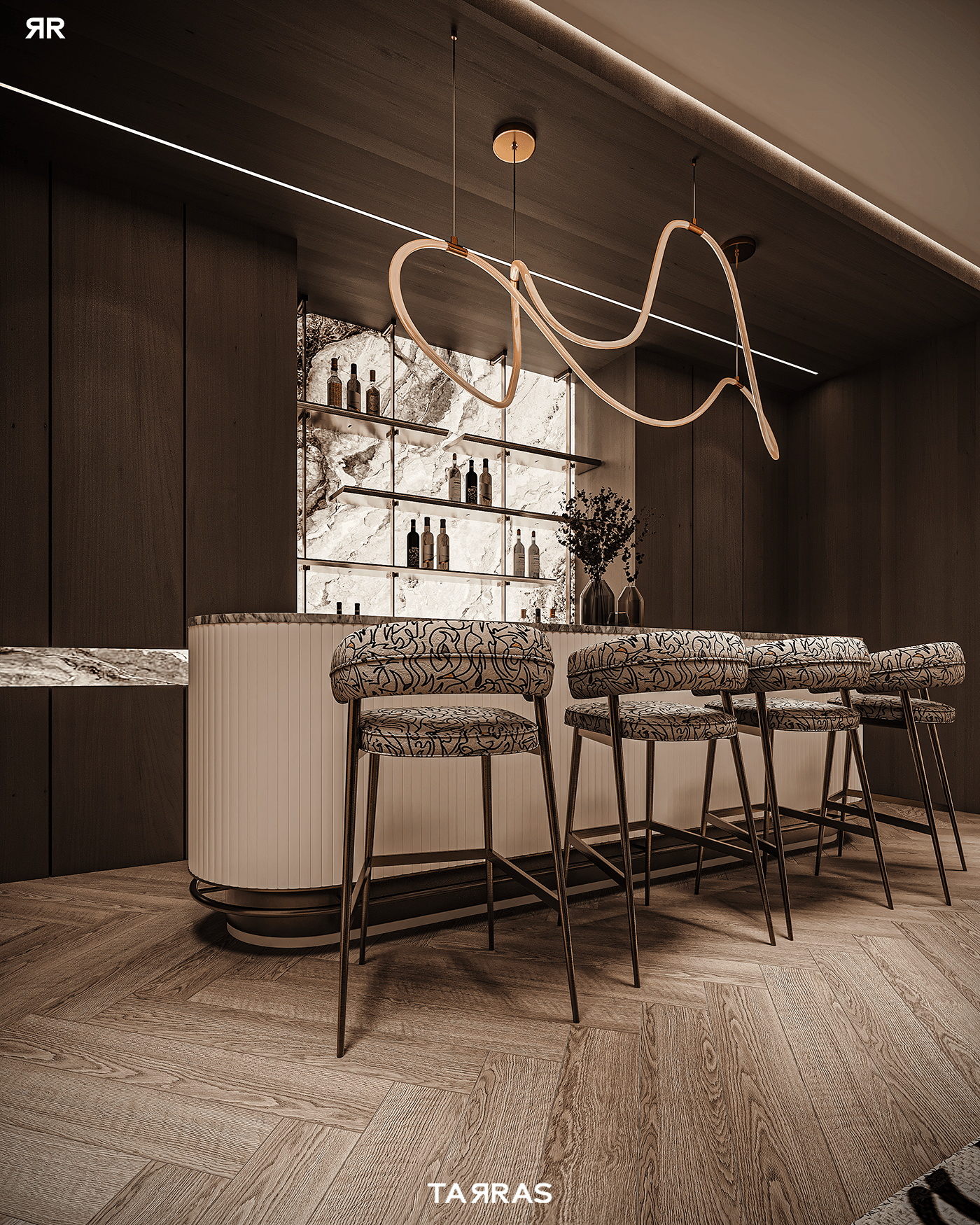 interior design  architecture visualization archviz CGI Render 3ds max corona living room luxury