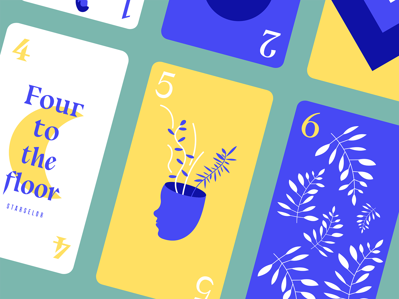 design cards game tarot ILLUSTRATION  branding  colors