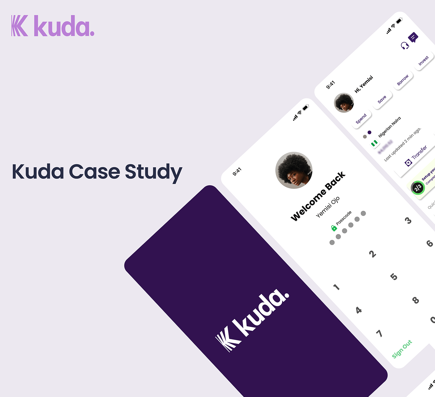 kuda UI/UX product design  Figma figma design ui design ux app design Case Study user interface