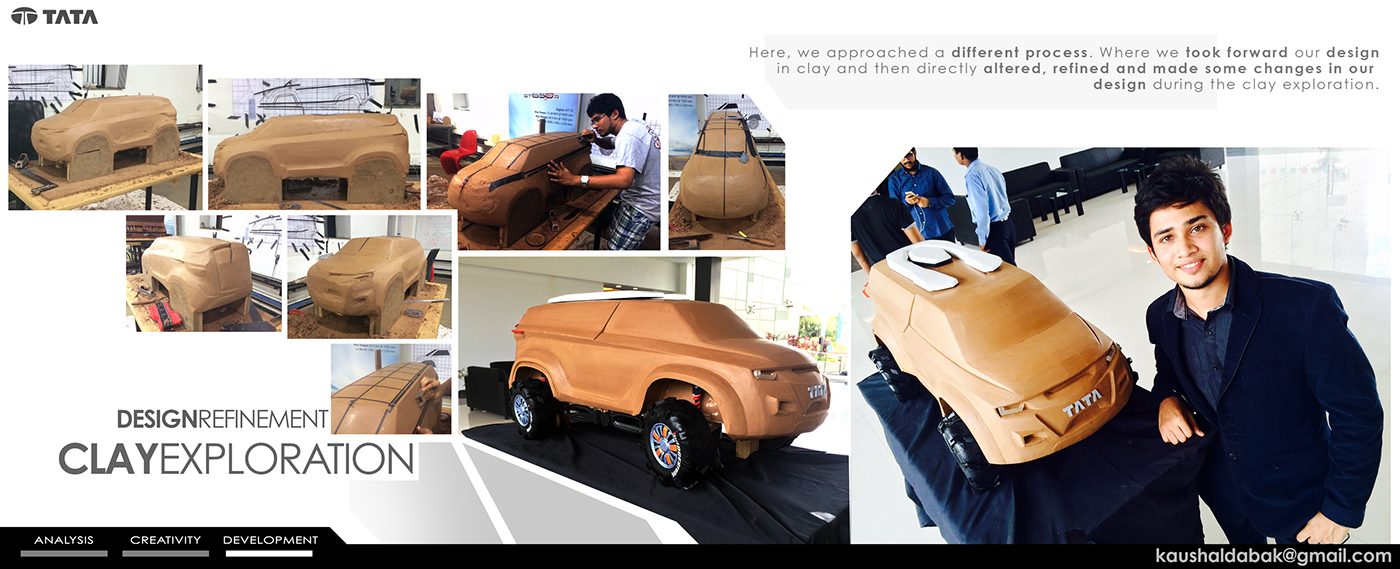 desert rally Offroad car design panel van tata digital paiting