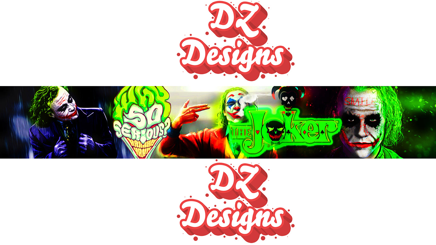 batman design gfx graphics design joker banner logo photoshop the joker wallpaper